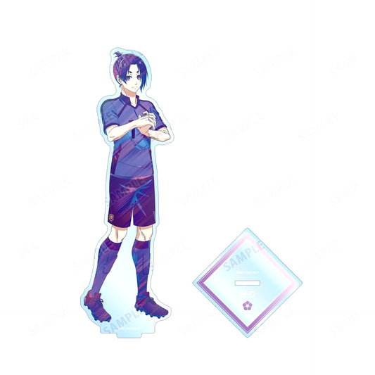 Reo Mikage Preparing Before Match Ver. Illustration Ani-Art clear label BIG Acrylic Stand Blue Lock [USED]