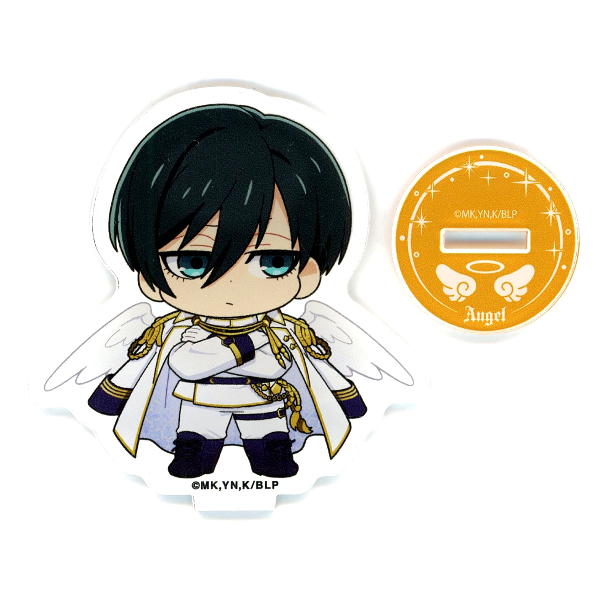 Rin Itoshi Blue Lock Mini Character Acrylic Stand Angel and Devil Angel [USED]