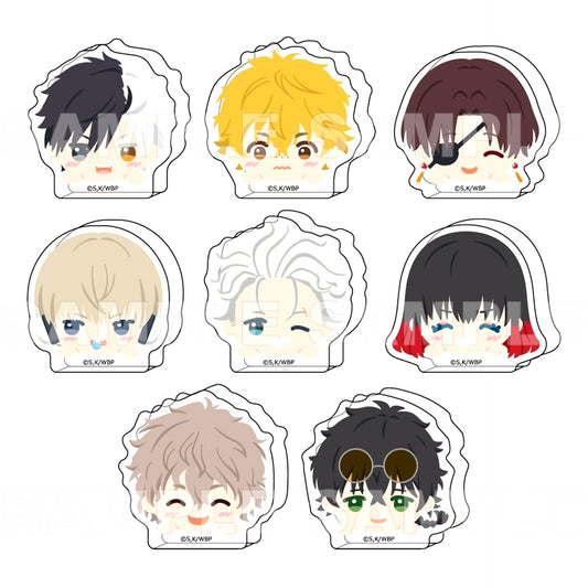 Set of 8 WIND BREAKER Chokotte! Trading Acrylic Block [USED]