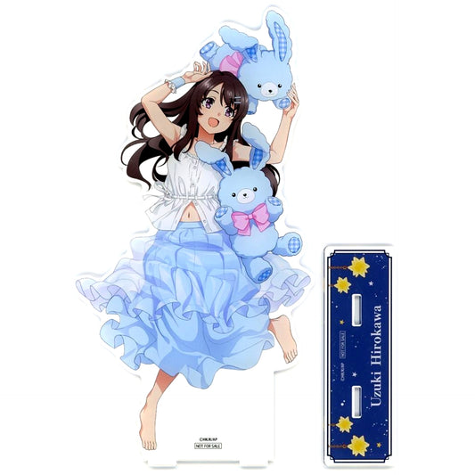 Uzuki Hirokawa Happiness Prize Rascal Does Not Dream of Santa Claus Happiness Button BOX BIG Acrylic Stand [USED]