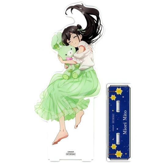 Miori Mito BIG Acrylic Stand Happiness Button BOX Happiness Prize Rascal Does Not Dream of Santa Claus [USED]