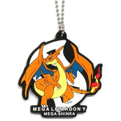 Pokemon Mega Charizard Y Ichiban Kuji Mega Evolution Rubber Charm Prize I Charm [USED]