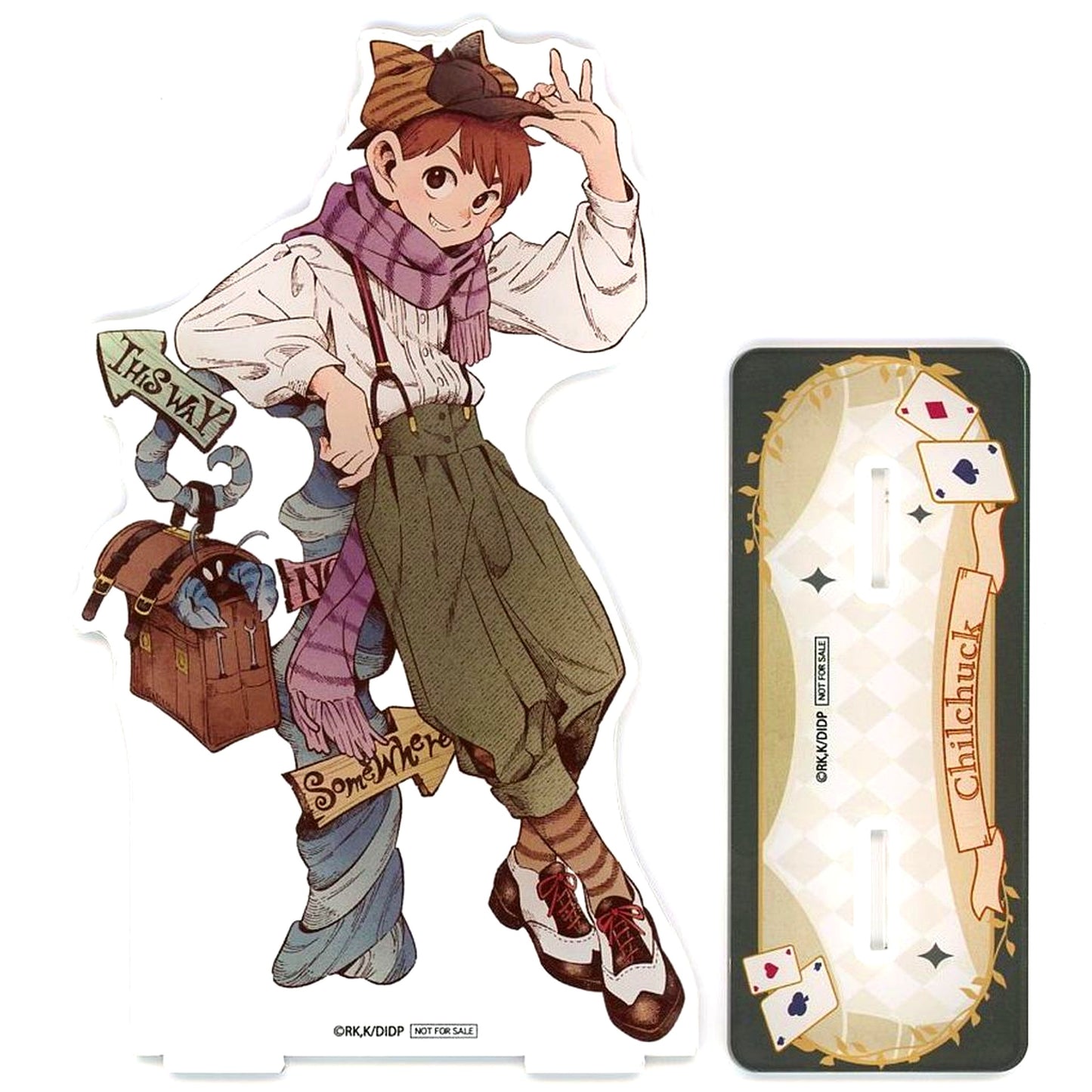 Chilchuck Tims Gold Prize Delicious in Dungeon Lucky Button BOX BIG Acrylic Stand [USED]