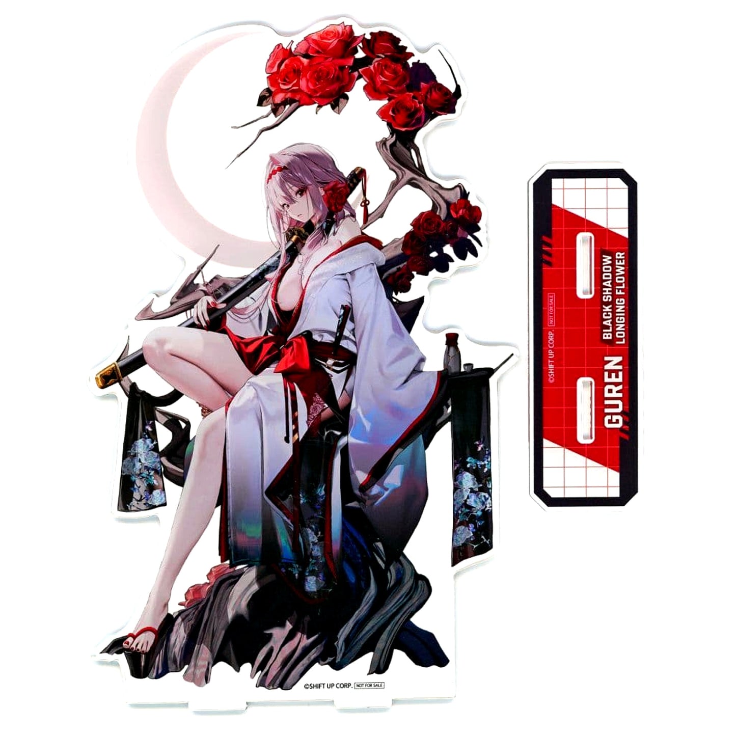 Scarlet: Black Shadow Longing Flower Goddess of Victory: NIKKE Lucky Button Box BIG Acrylic Stand Gold Prize [USED]