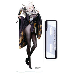 Blanc White Rabbit Gold Prize GODDESS OF VICTORY: NIKKE Lucky Button BOX BIG Acrylic Stand [USED]