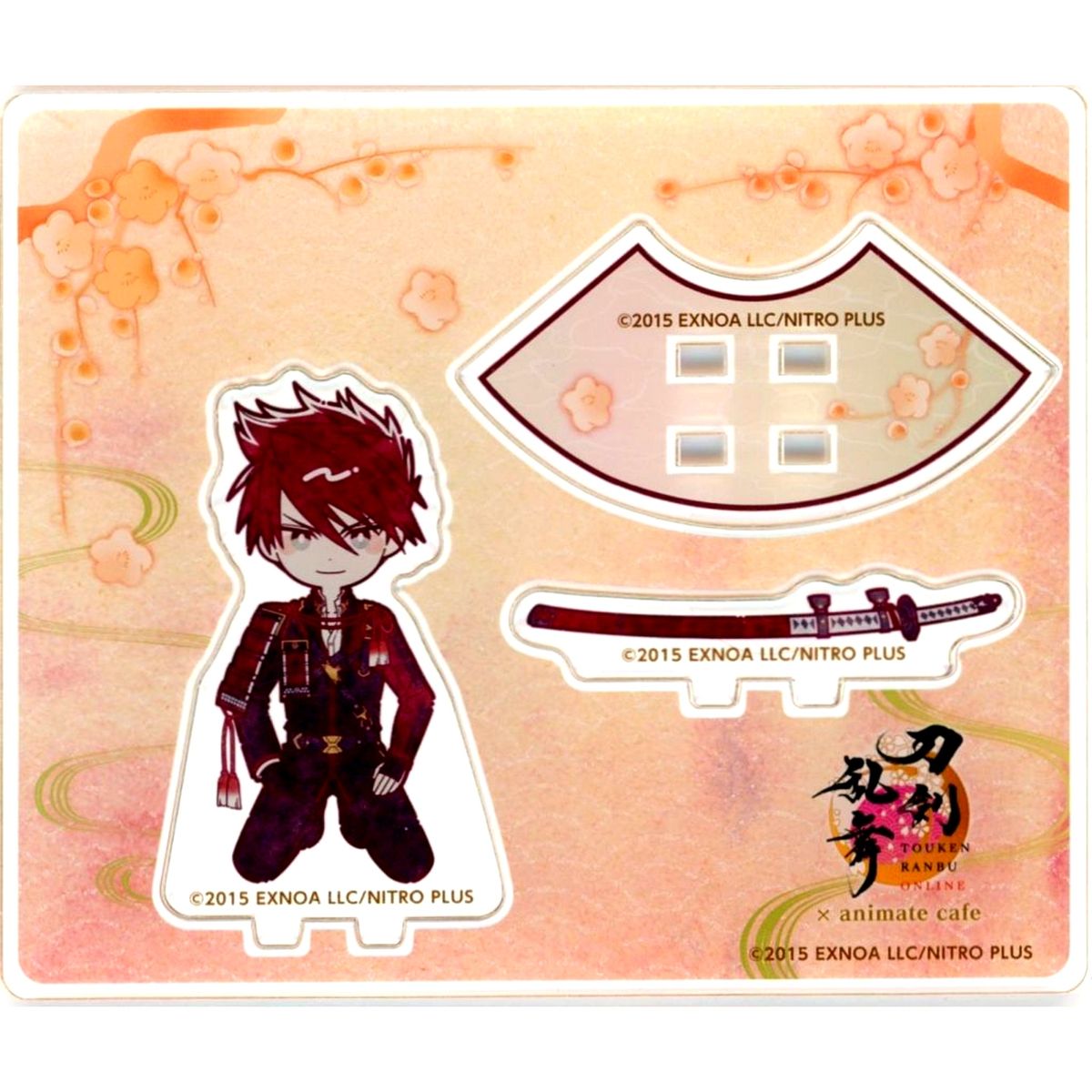 Ookanehira Touken Ranbu ONLINE x animatecafe Kneeling Mini Acrylic Stand 10th Anniversary Part 3 [USED]