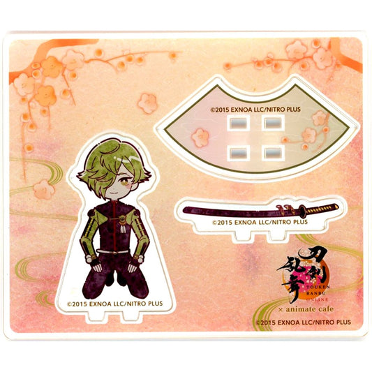Uguisumaru Touken Ranbu ONLINE x animatecafe 10th Anniversary 3rd Series Kneeling Mini Acrylic Stand [USED]