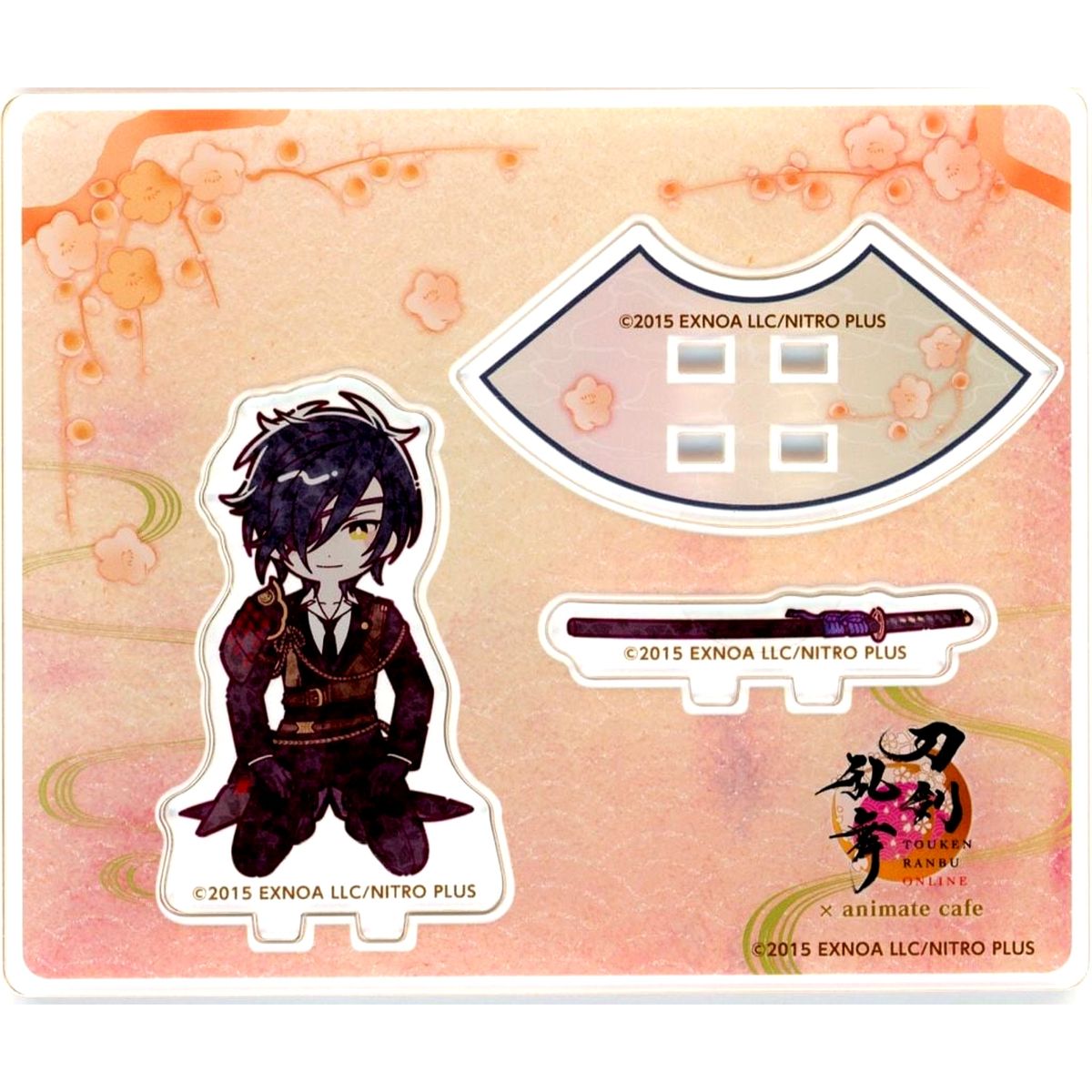 Shokudaikiri Mitsutada Touken Ranbu ONLINE x animatecafe Kneeling Mini Acrylic Stand 10th Anniversary Round 3 [USED]