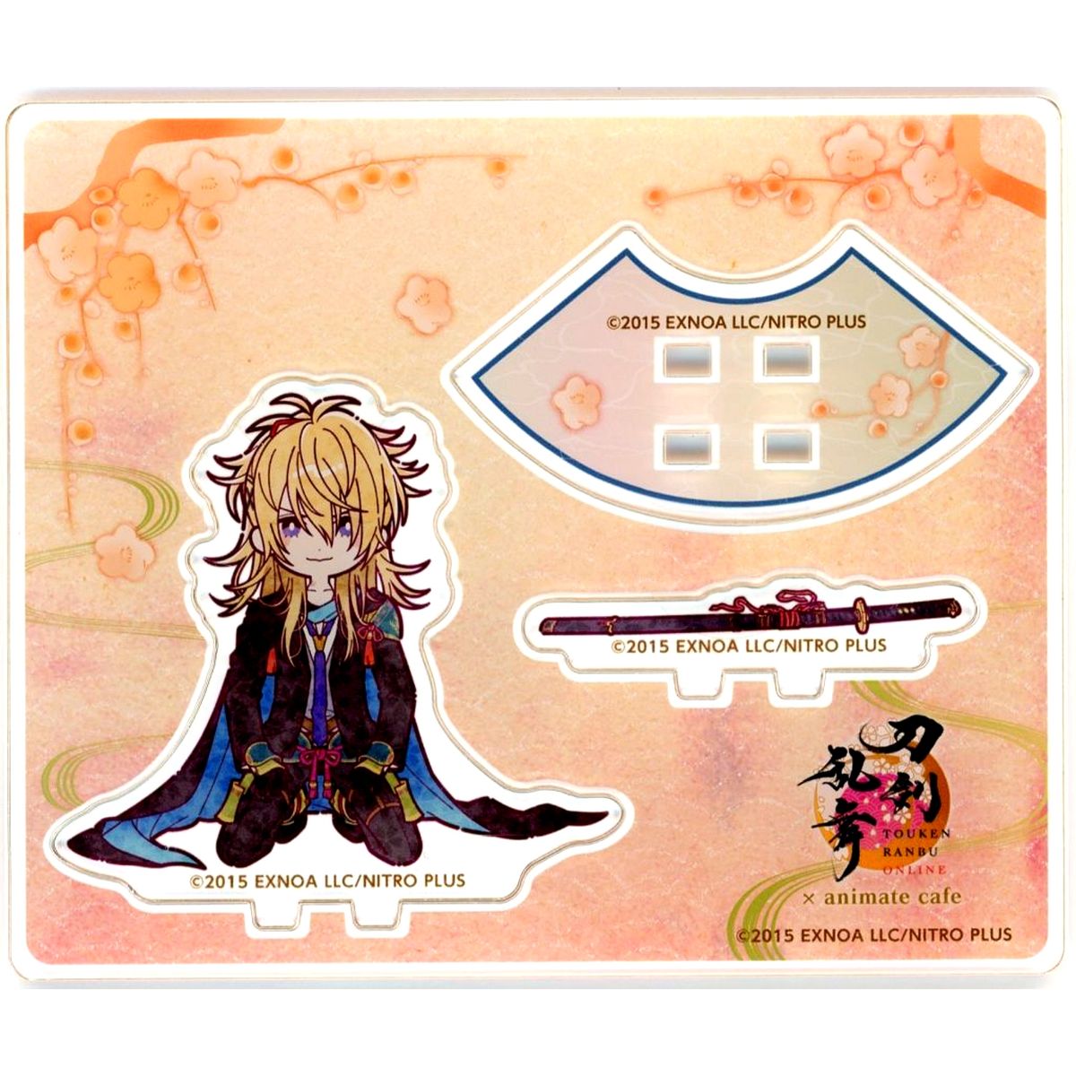 Koryuu Kagemitsu Touken Ranbu ONLINE x animatecafe 10th Anniversary 3rd Series Kneeling Mini Acrylic Stand [USED]
