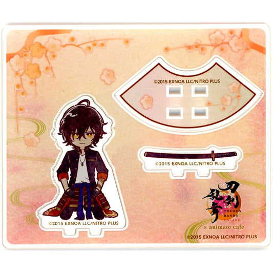 Ookurikara Touken Ranbu ONLINE x animatecafe 10th Anniversary 3rd Series Kneeling Mini Acrylic Stand [USED]