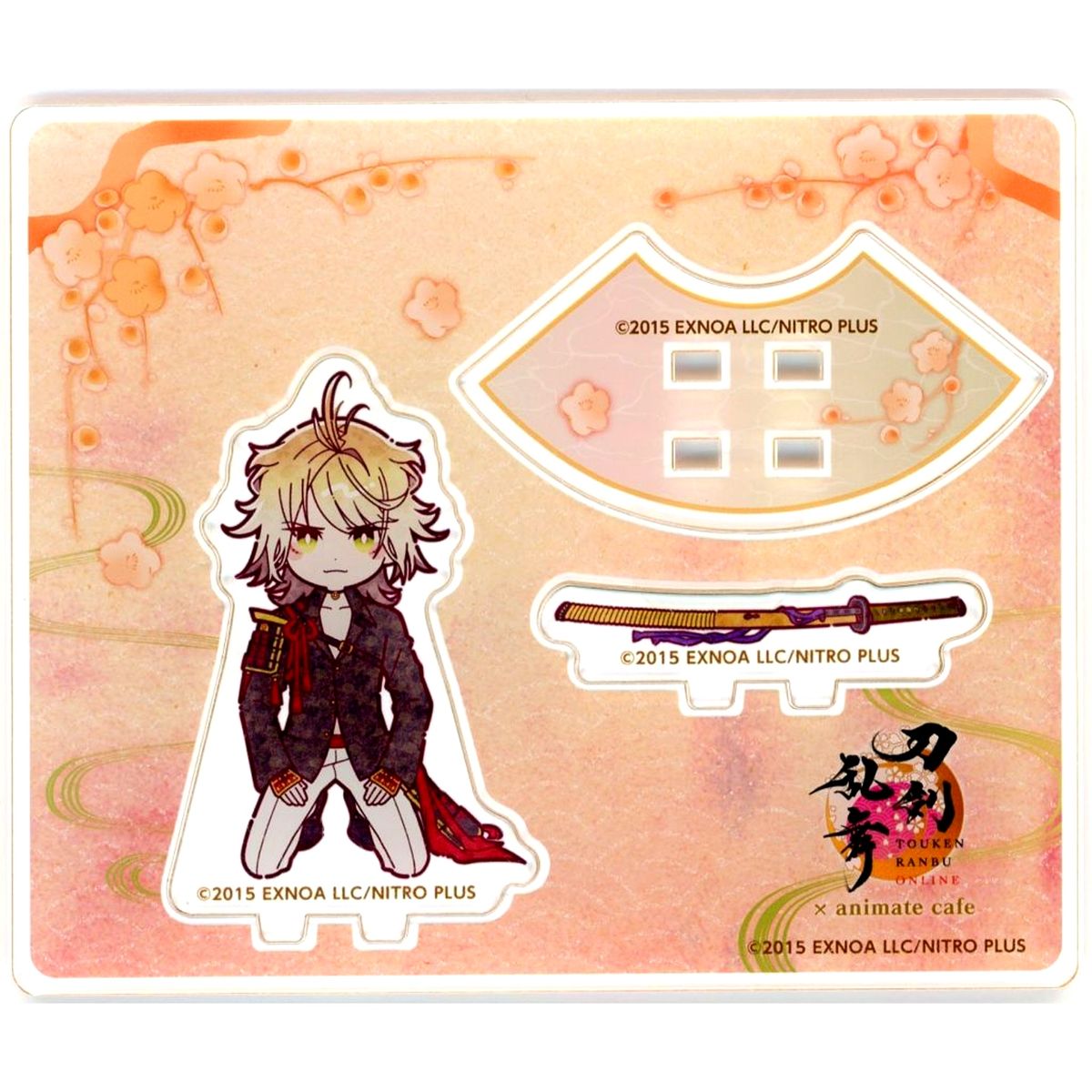 Nansen Ichimonji Touken Ranbu ONLINE x animatecafe Kneeling Mini Acrylic Stand 10th Anniversary Part 3 [USED]