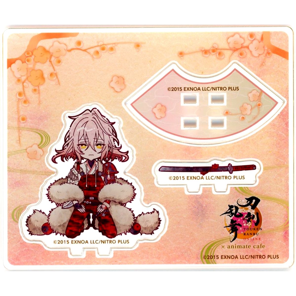 Hanjin Touken Ranbu ONLINE x animatecafe Kneeling Mini Acrylic Stand 10th Anniversary Part 3 [USED]