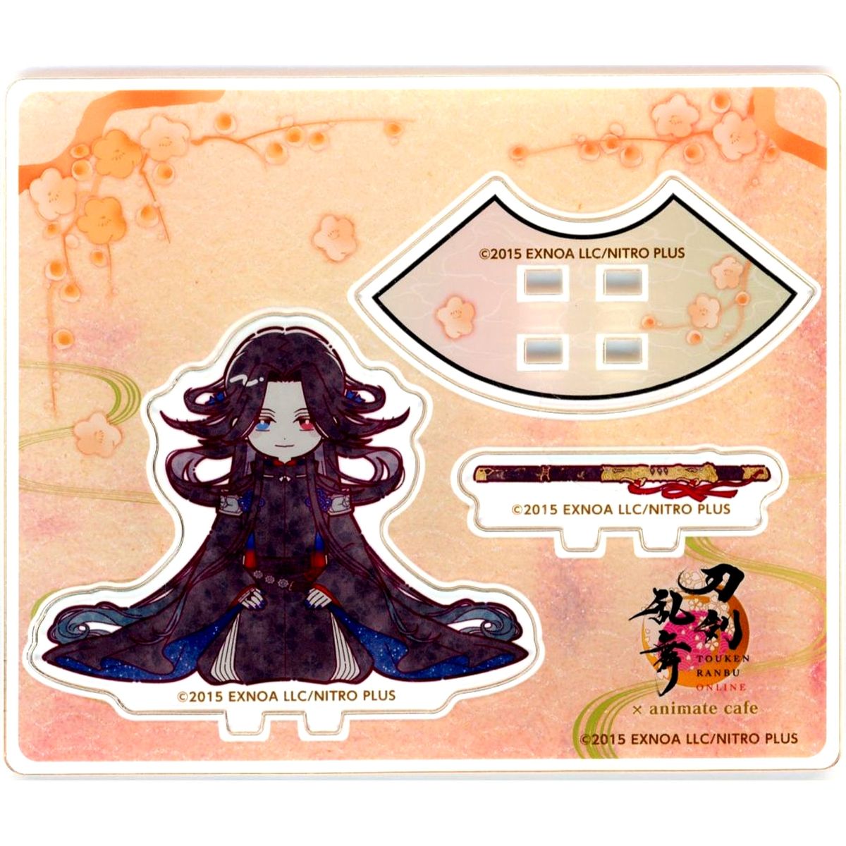 Shichiseiken Touken Ranbu ONLINE x animatecafe 10th Anniversary 3rd Series Kneeling Mini Acrylic Stand [USED]