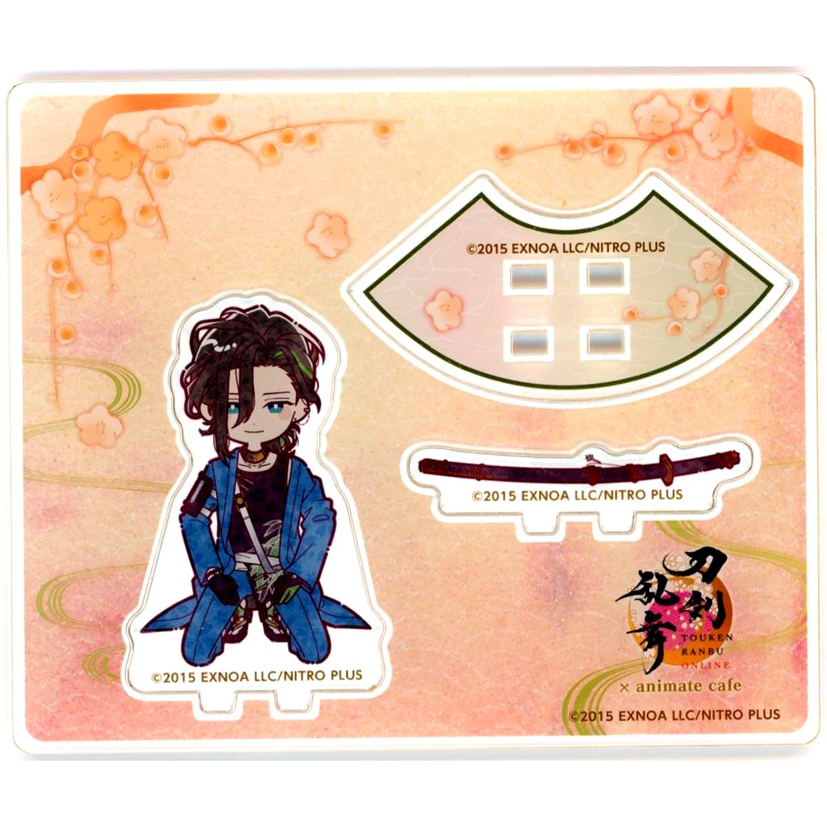 Sasanuki Touken Ranbu ONLINE x animatecafe Kneeling Mini Acrylic Stand 10th Anniversary Part 3 [USED]