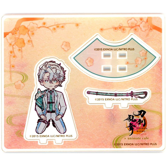 Unshou Touken Ranbu ONLINE x animatecafe Kneeling Mini Acrylic Stand 10th Anniversary Part 3 [USED]