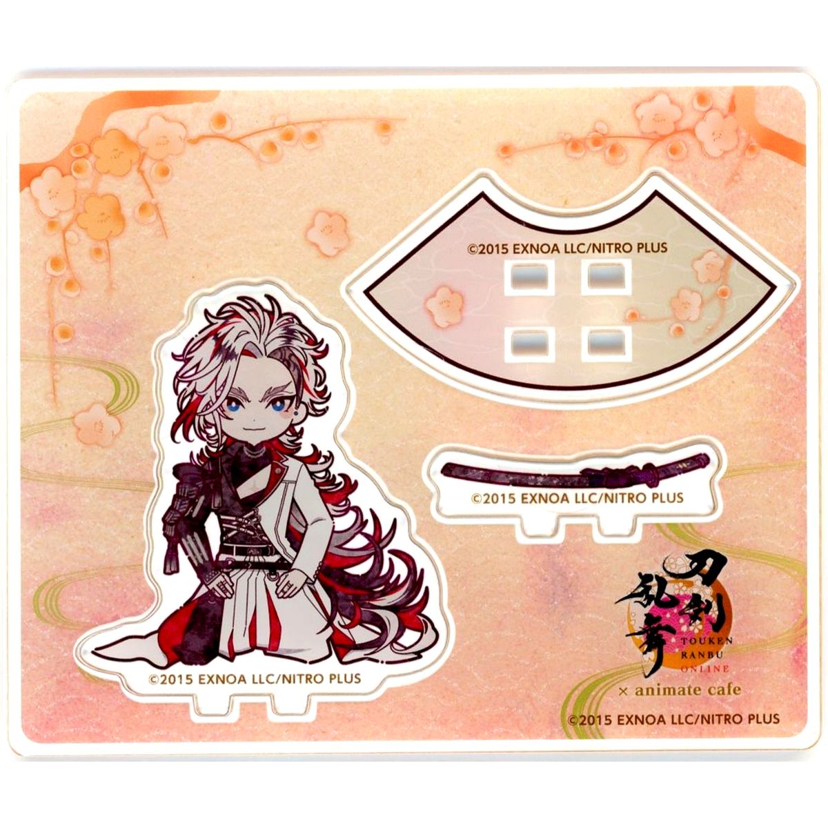 Douyo Ichimonji Touken Ranbu ONLINE x animatecafe 10th Anniversary 3rd Series Kneeling Mini Acrylic Stand [USED]