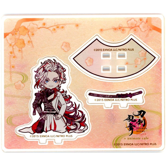 Douyo Ichimonji Touken Ranbu ONLINE x animatecafe 10th Anniversary 3rd Series Kneeling Mini Acrylic Stand [USED]