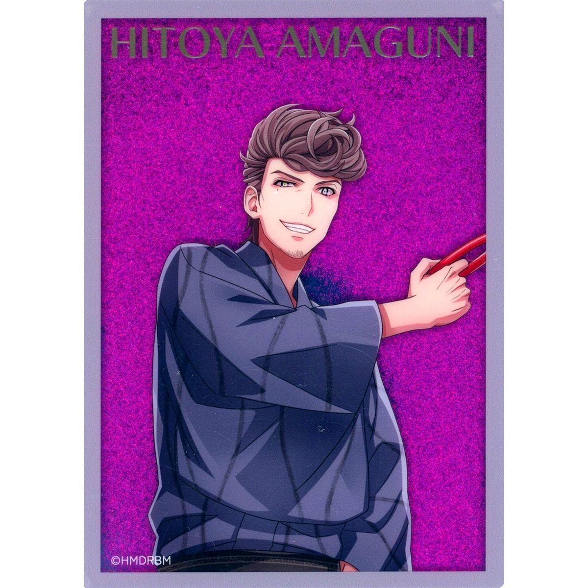 Hitoya Amaguni Hypnosis Mic: Division Rap Battle 8th Anniversary Vol.1 Trading Glitter Block KING Kuji ONLINE B-6 Prize [USED]