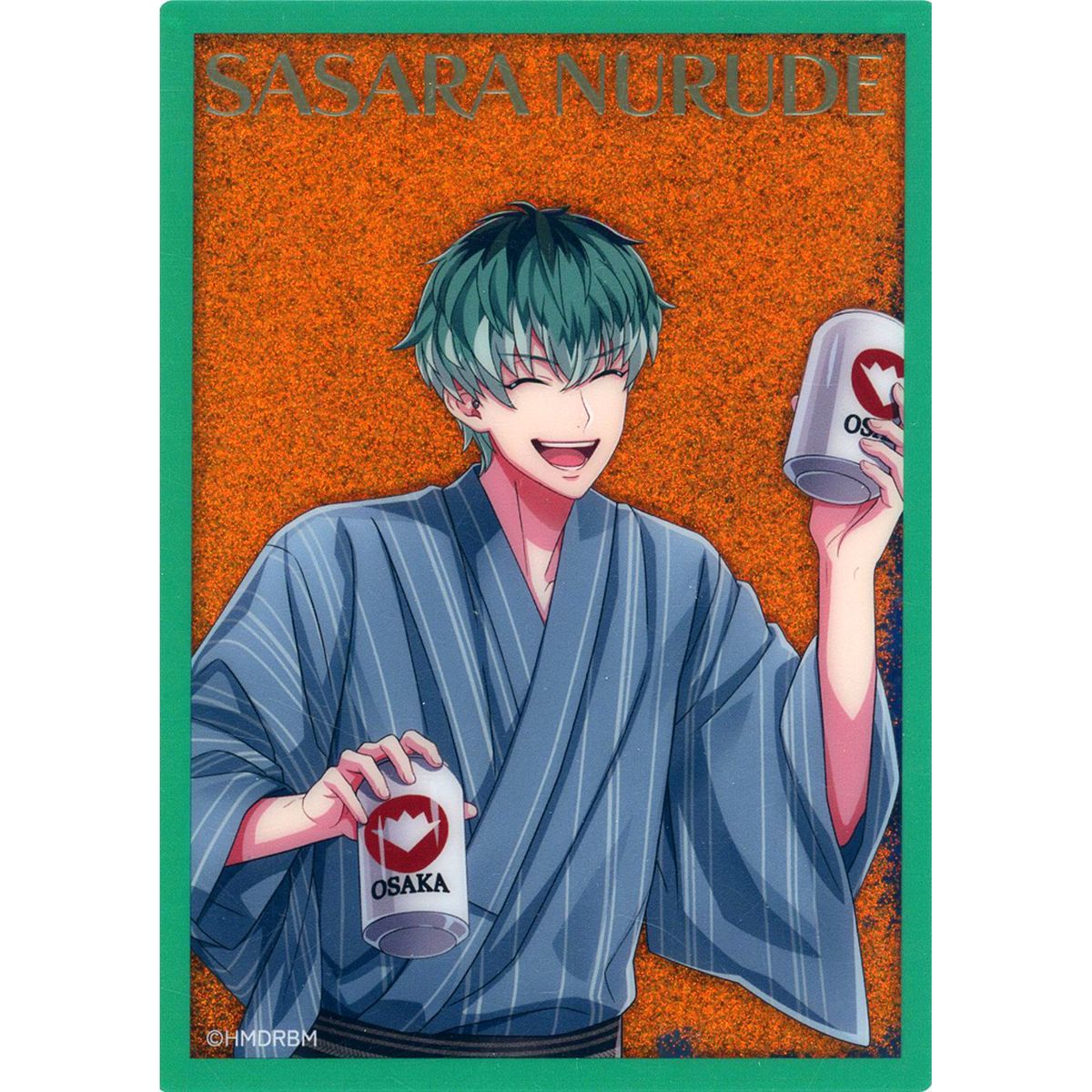 Sasara Nurude Hypnosis Mic: Division Rap Battle 8th Anniversary Vol.2 Trading Glitter Block KING Kuji ONLINE B-4 Prize [USED]