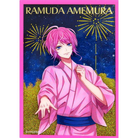 Ramuda Amemura Hypnosis Mic: Division Rap Battle KING Kuji ONLINE 8th Anniversary Vol.3 Trading Glitter Block B-1 Prize [USED]