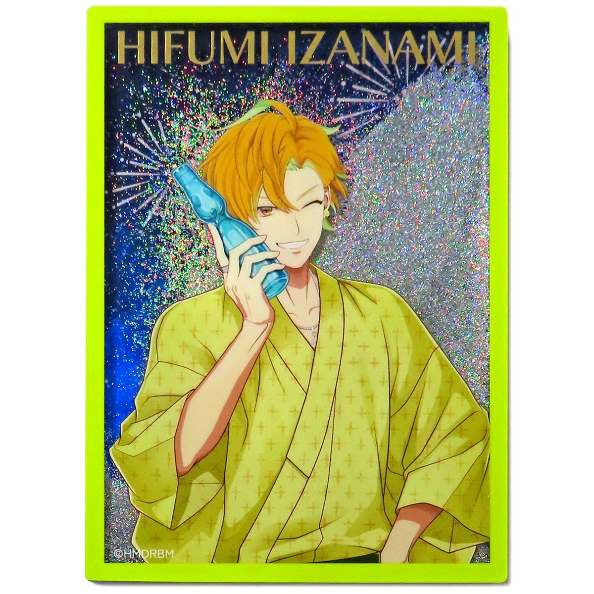 Hifumi Izanami Hypnosis Mic: Division Rap Battle KING Kuji ONLINE 8th Anniversary Vol.3 Trading Glitter Block B-5 Prize [USED]