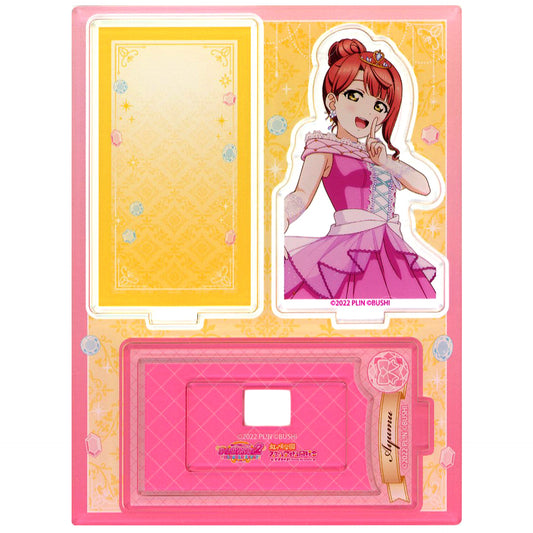 Ayumu Uehara Layered Acrylic Stand Nijigasaki High School Idol Club THE Chara CAFE Shinsaibashi OPA x Love Live! Series 2025 [USED]