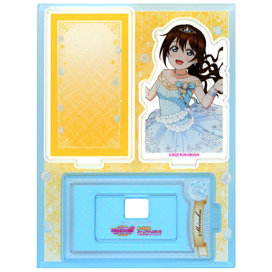 Shizuku Osaka Layered Acrylic Stand Nijigasaki High School Idol Club THE Chara CAFE Shinsaibashi OPA x Love Live! Series 2025 [USED]