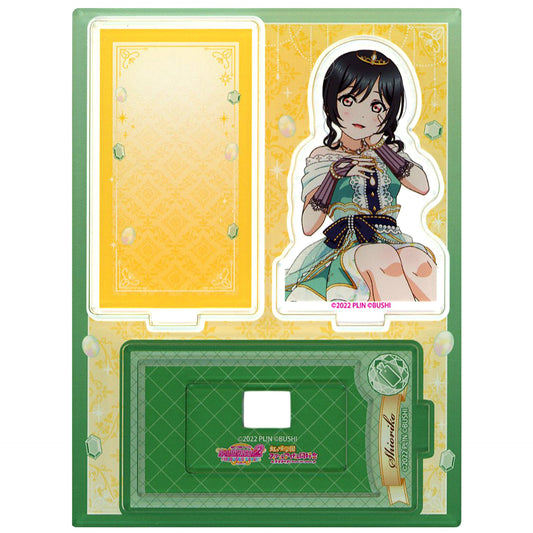 Shioriko Mifune Layered Acrylic Stand Nijigasaki High School Idol Club THE Chara CAFE Shinsaibashi OPA x Love Live! Series 2025 [USED]