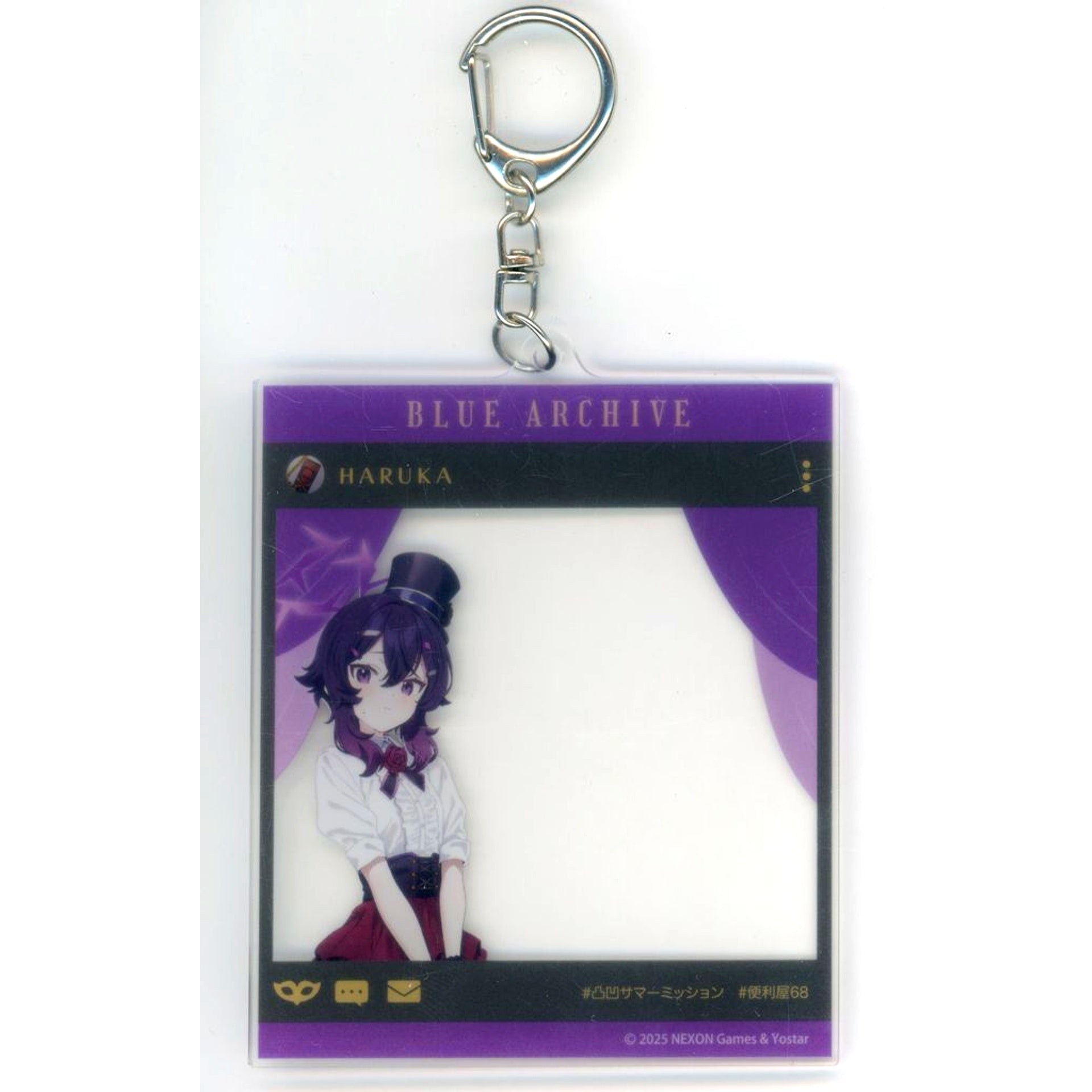 Haruka Igusa Blue Archive SNS Style Acrylic Keychain Decoboco Summer Mission [USED]