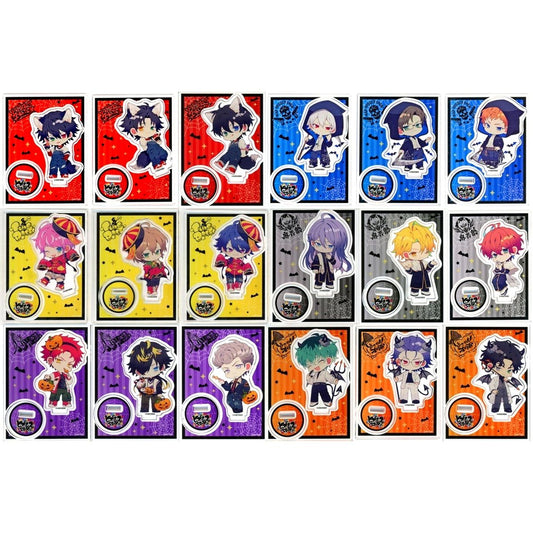 Set of 18 Hypnosis Mic: Division Rap Battle Repezen Marui 2025 Trading Acrylic Stand Halloween ver. [USED]