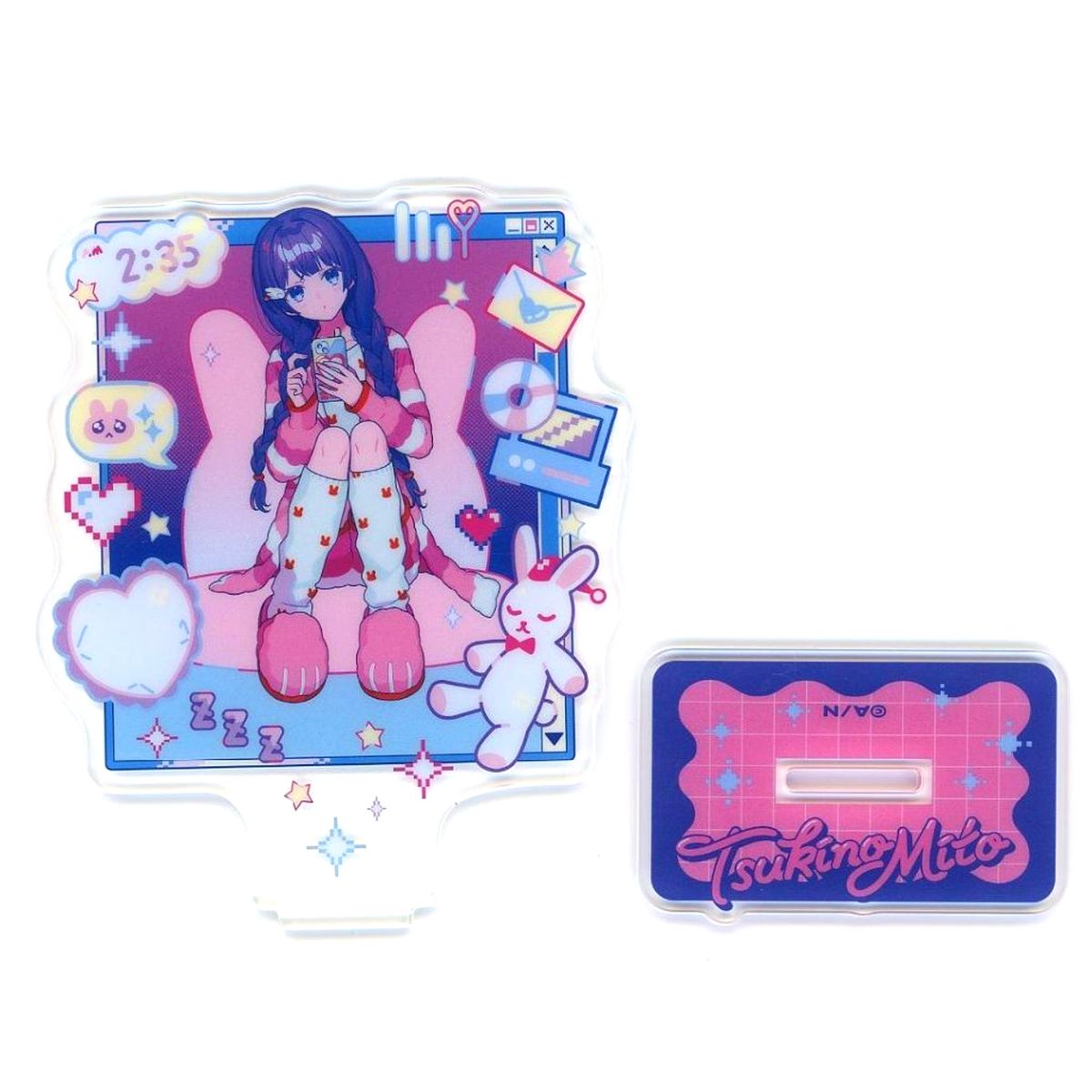 Tsukino Mito Acrylic Stand Virtual YouTuber Nijisanji Yoru Gata Ningen [USED]