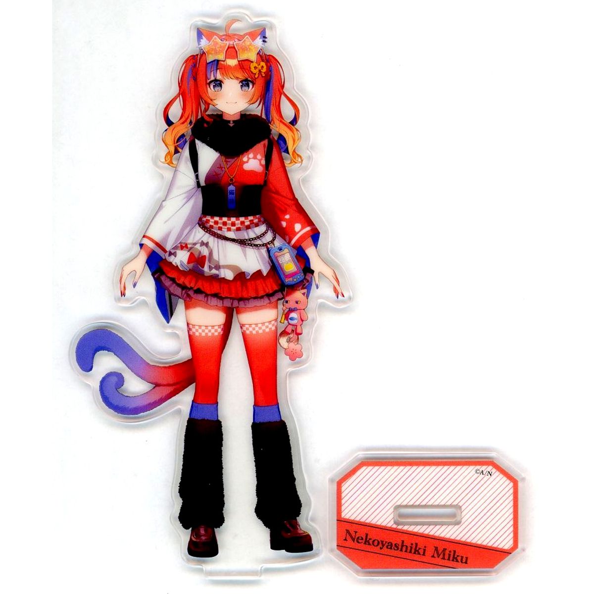 Nekoyashiki Miku Virtual YouTuber Nijisanji Acrylic Stand Welcome Goods [USED]