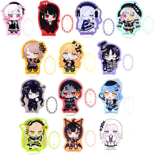 Set of 13 Mahou Shoujo no Majo Saiban Pop Up Store Nui Peace Friends Mini Acrylic Stand [USED]