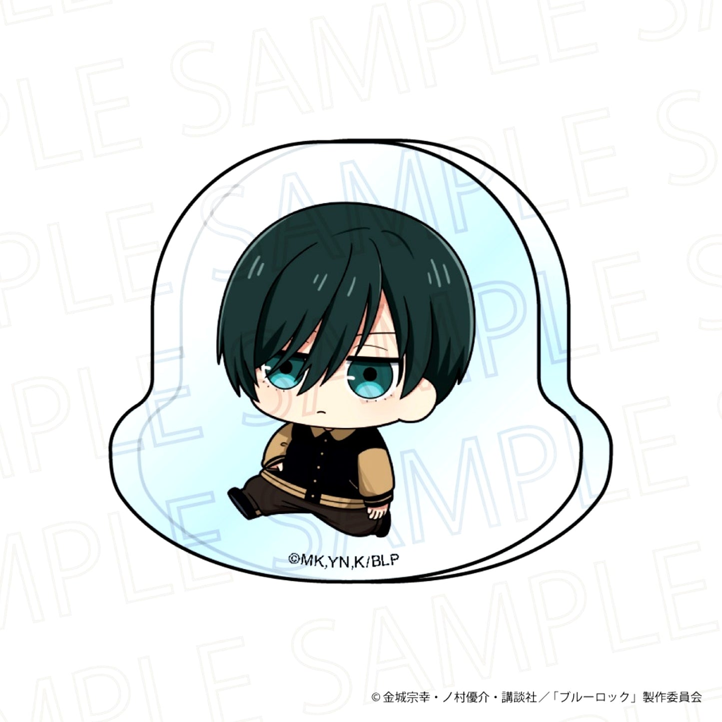 Rin Itoshi Puchiteku Yurayura Acrylic Block TV Anime BLUELOCK [USED]