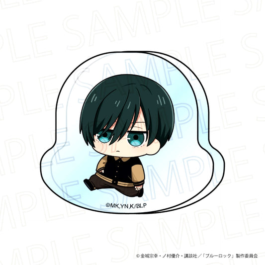 Rin Itoshi Puchiteku Yurayura Acrylic Block TV Anime BLUELOCK [USED]