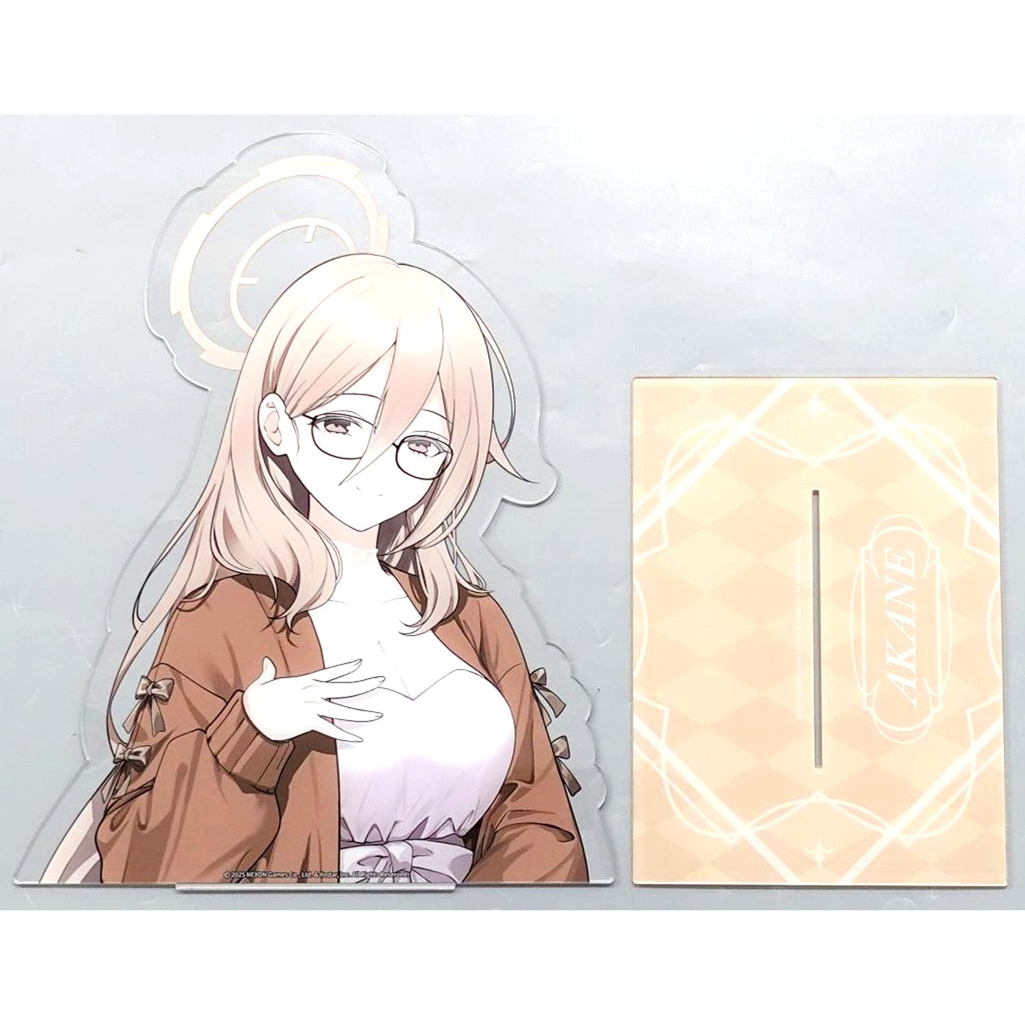 Akane Murokasa Blue Archive Big Acrylic Stand Autumn Clothes Ver. x SMILE BASE CAFE Autumn Code [USED]