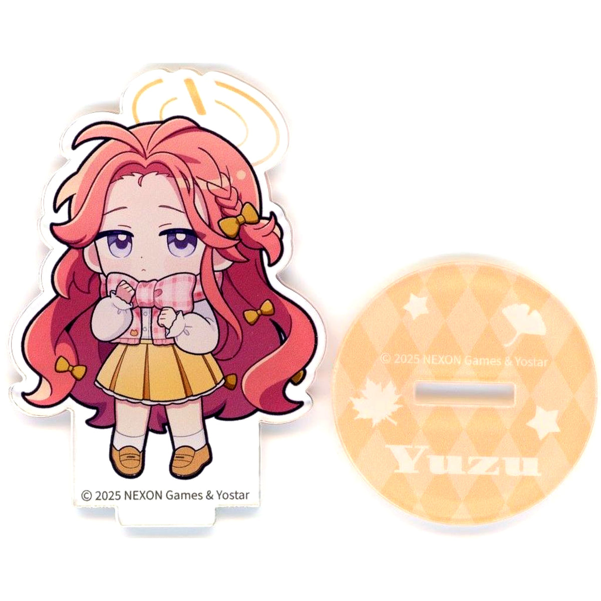 Yuzu Hanaoka Blue Archive x SMILE BASE CAFE Autumn Code Random Mini Acrylic Stand Autumn Clothes Ver. [USED]