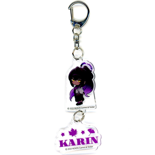 Karin Kakudate Blue Archive x SMILE BASE CAFE Autumn Code Autumn Clothes Ver. Double Keychain [USED]