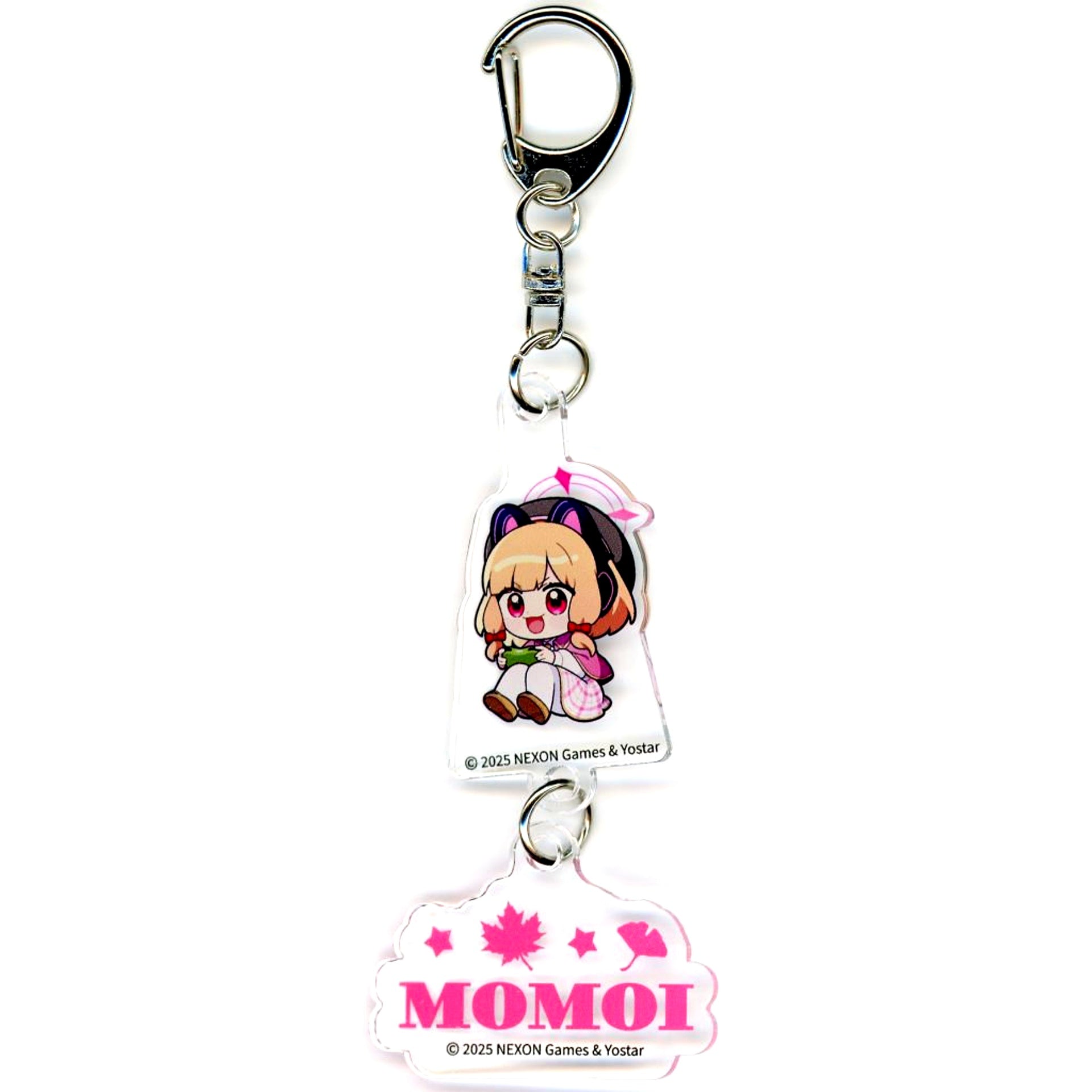 Momoi Saiba Blue Archive x SMILE BASE CAFE Autumn Code Autumn Clothes Ver. Double Keychain [USED]