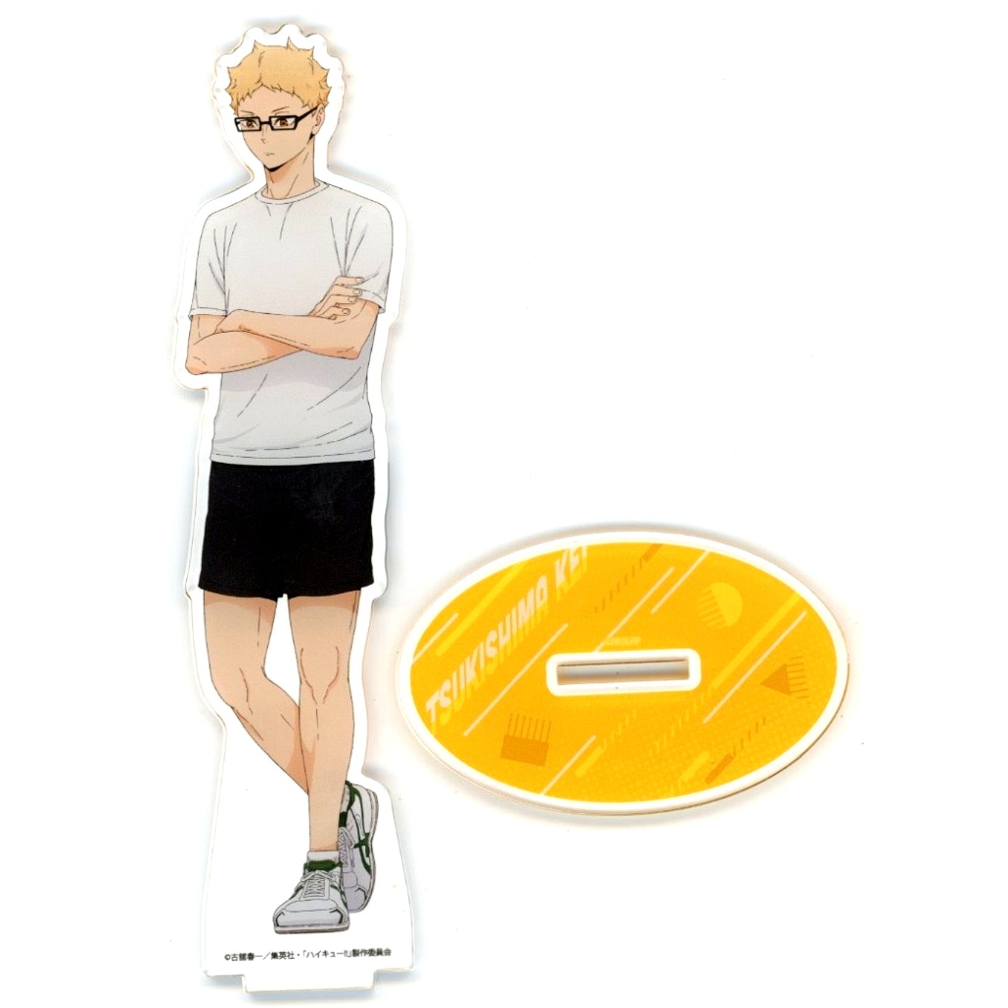 Kei Tsukishima Newly Drawn Acrylic Stand Looking Back Time Ver. Haikyu!! Looking Back Time POP UP STORE in Tokyo Character Street Ichiban Plaza [USED]