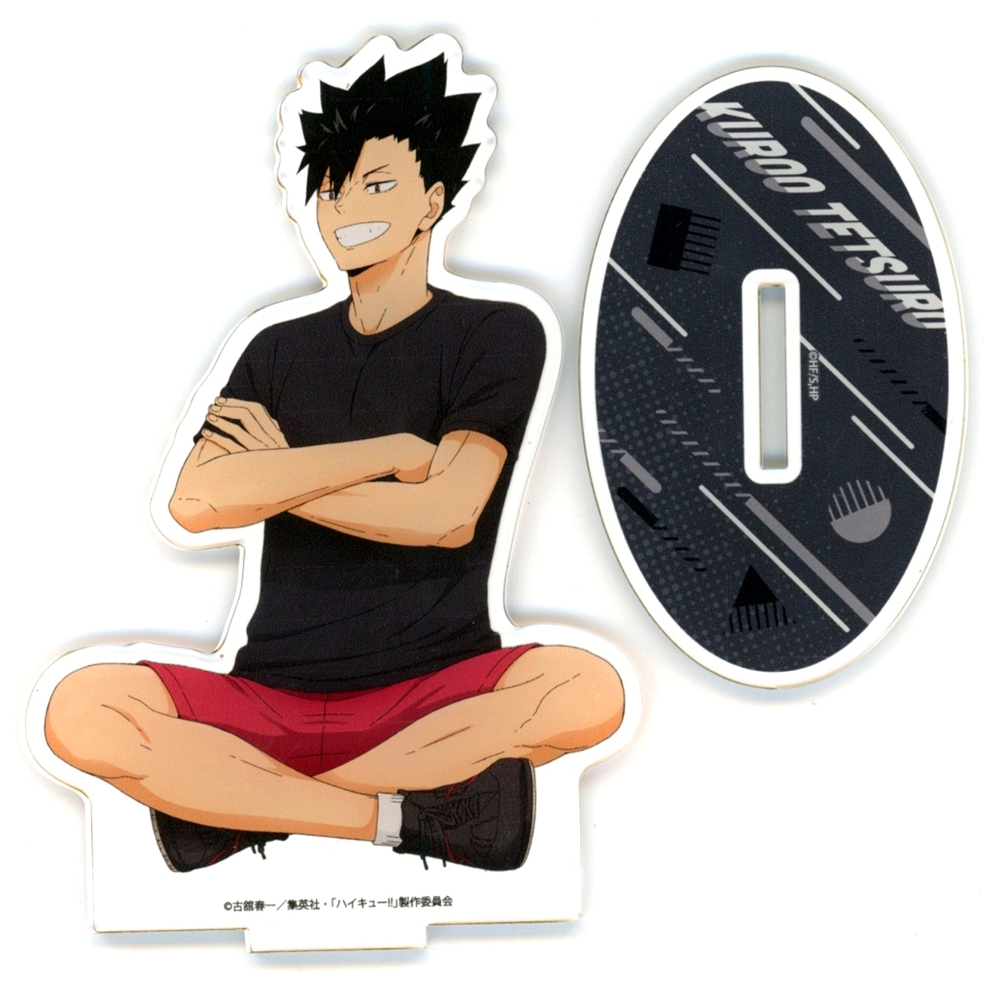 Tetsuro Kuroo Newly Drawn Acrylic Stand Look Back Time Ver. Haikyu!! Look Back Time POP UP STORE in Tokyo Character Street Ichiban Plaza [USED]
