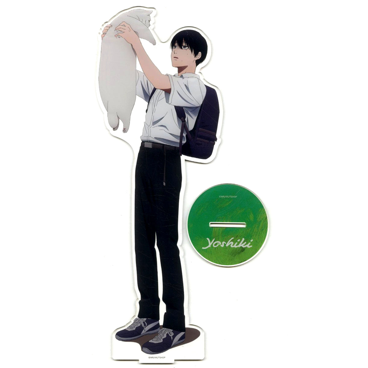 Yoshiki Tsujinaka With Menchi Bro Ver. Big Acrylic Stand Kujibikido TV Anime The Summer Hikaru Died Online Kuji S-1-3 Prize [USED]