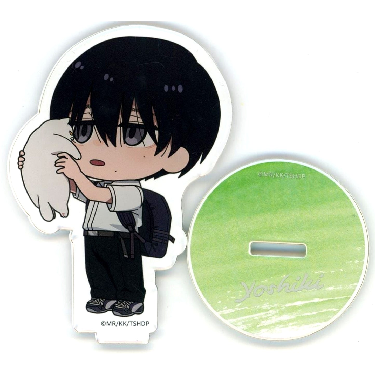 Yoshiki Tsujinaka Mini With Menchi Aniki Ver. Acrylic Stand Kujibikido TV Anime The Summer Hikaru Died Online Kuji C-7 Prize [USED]