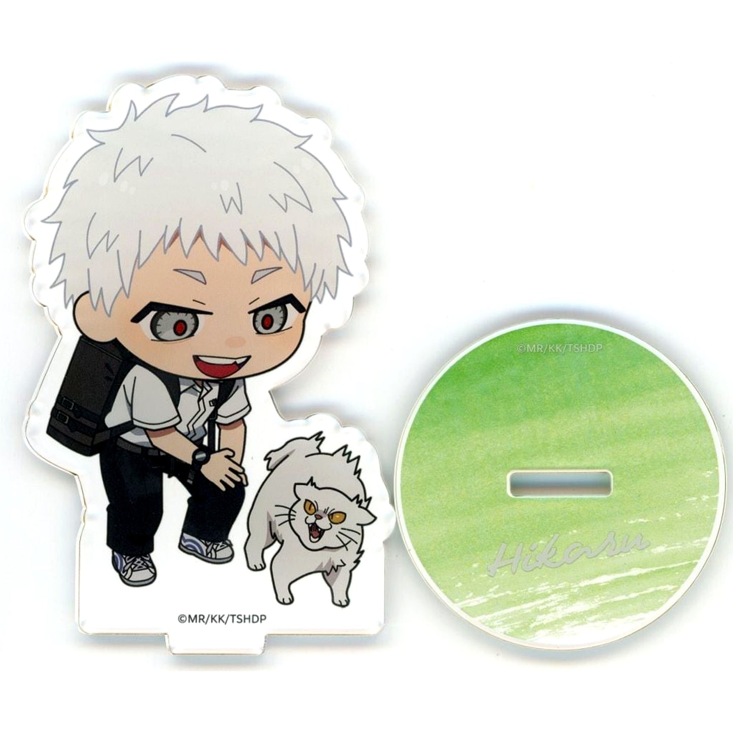 Hikaru Imado Mini With Menchi Aniki Ver. Acrylic Stand Kujibikido TV Anime The Summer Hikaru Died Online Kuji C-8 Prize [USED]