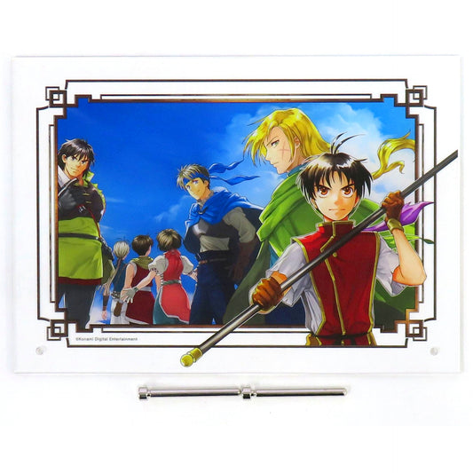 Liberation Army and Childhood Friend Select A4 Acrylic Panel Kujibikido Suikoden I and II HD Remaster Online Kuji S-1-1 Prize [USED]