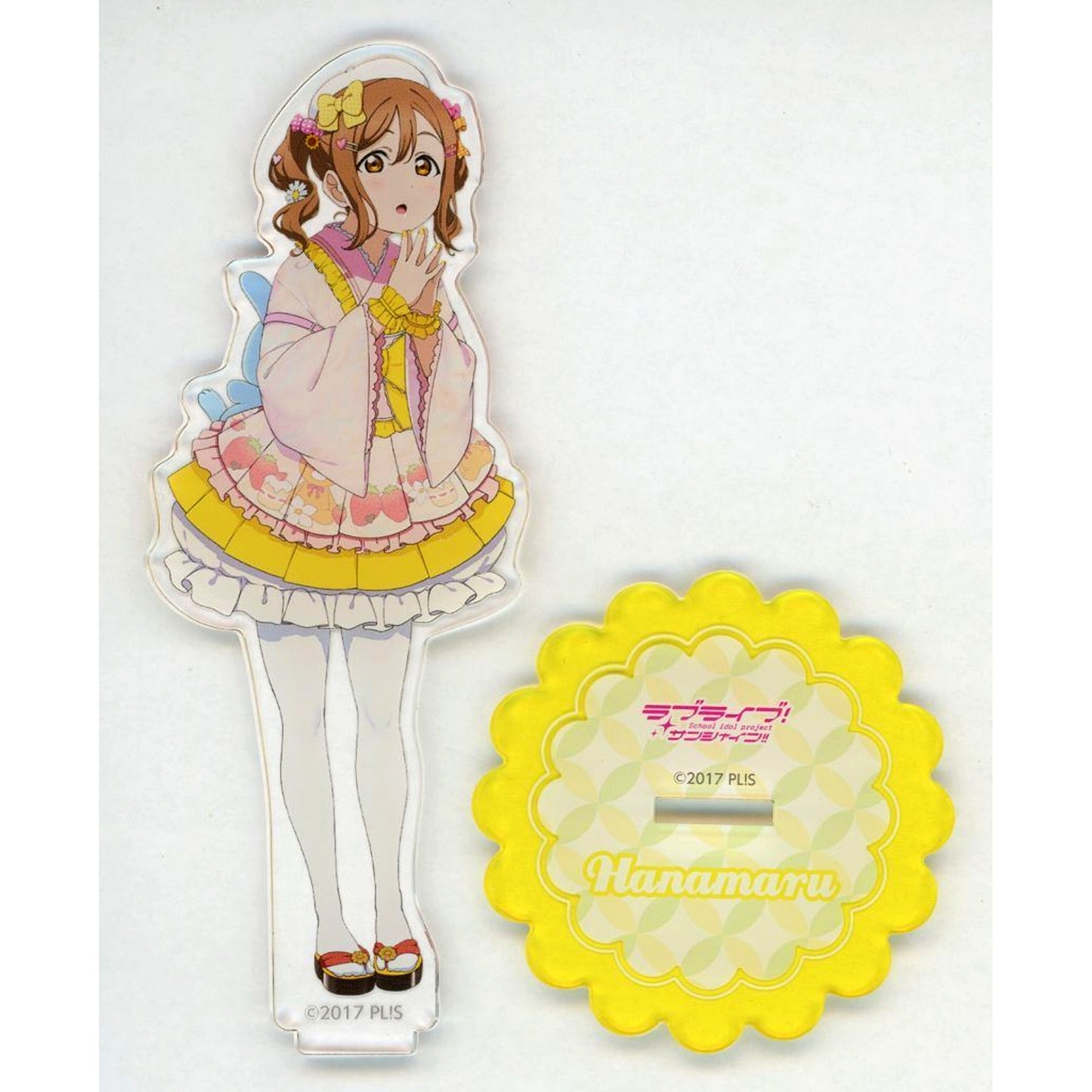 Hanamaru Kunikida B-7 Prize Acrylic Figure Kujibikido Love Live! Sunshine!! Online Kuji Ver. LoveLive! Days Yume Kawa Fashion [USED]
