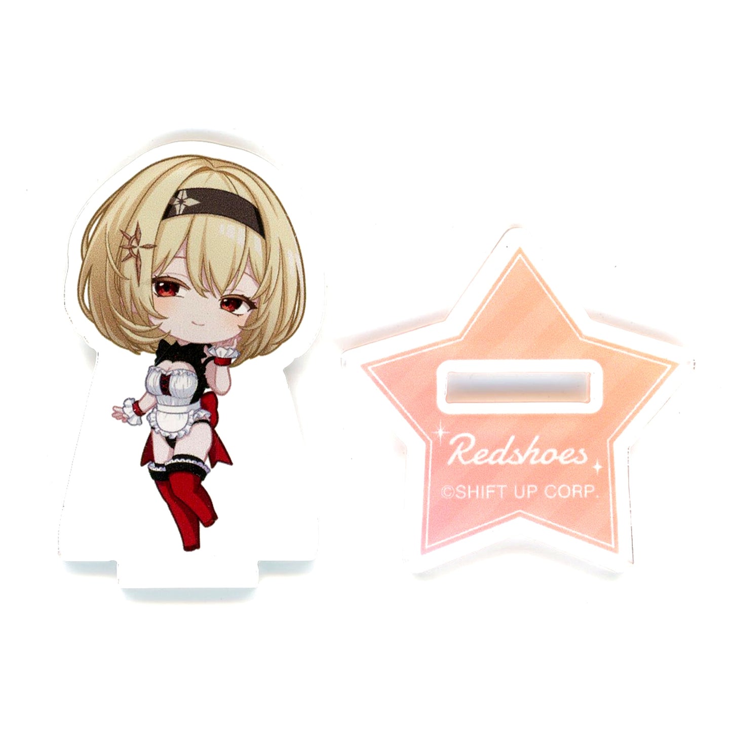 Red Shoes Goddess of Victory: NIKKE x and GALLERY Collaboration Cafe Vol.2 Trading Mini Character Acrylic Stand [USED]