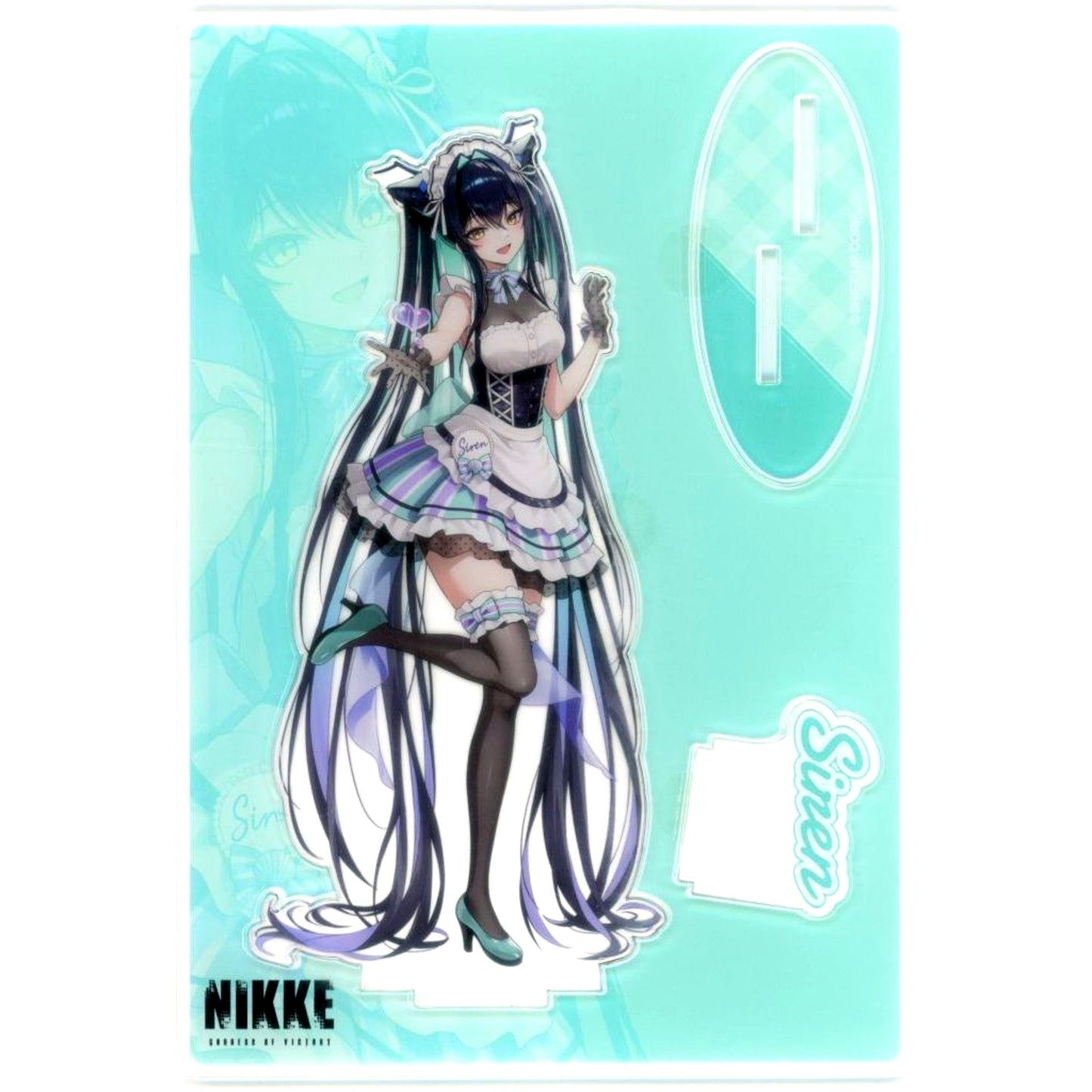 Siren Goddess of Victory: NIKKE x and GALLERY Collaboration Cafe Vol.2 BIG Life-size Illustration Acrylic Stand [USED]