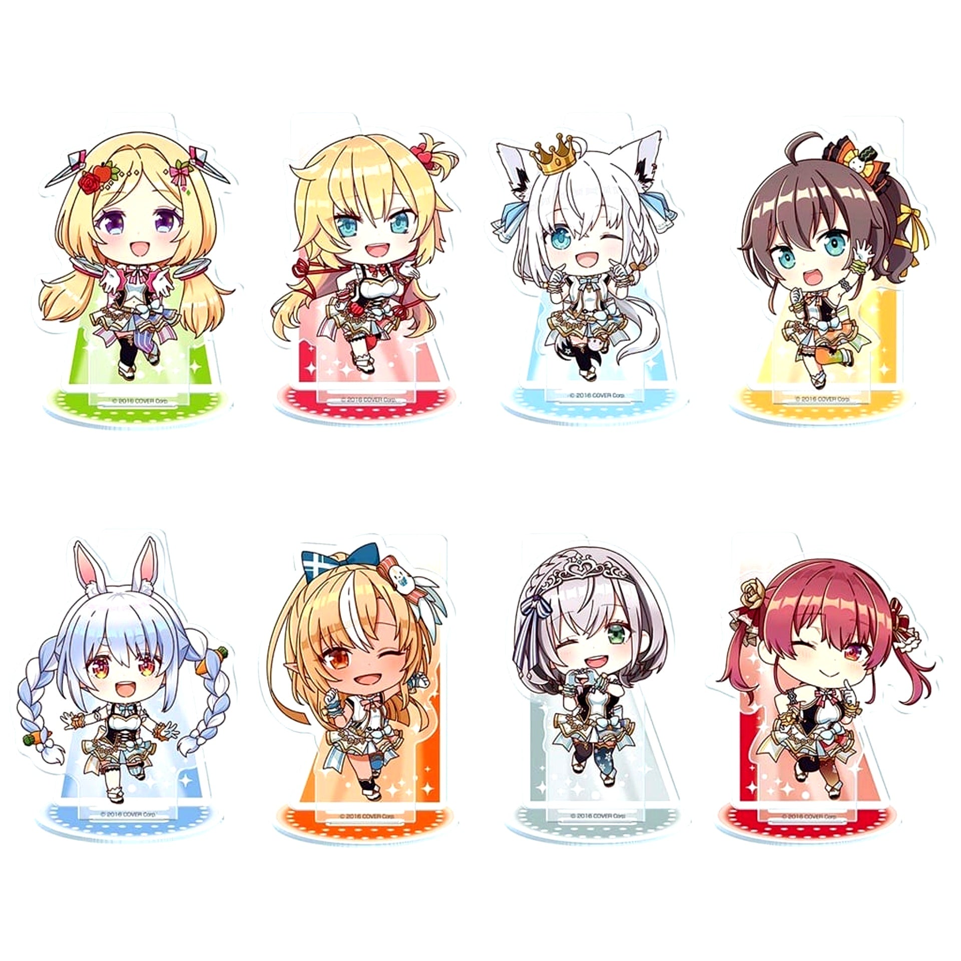 hololive Acrylic Stand Origin 2 Set of 8 [USED]