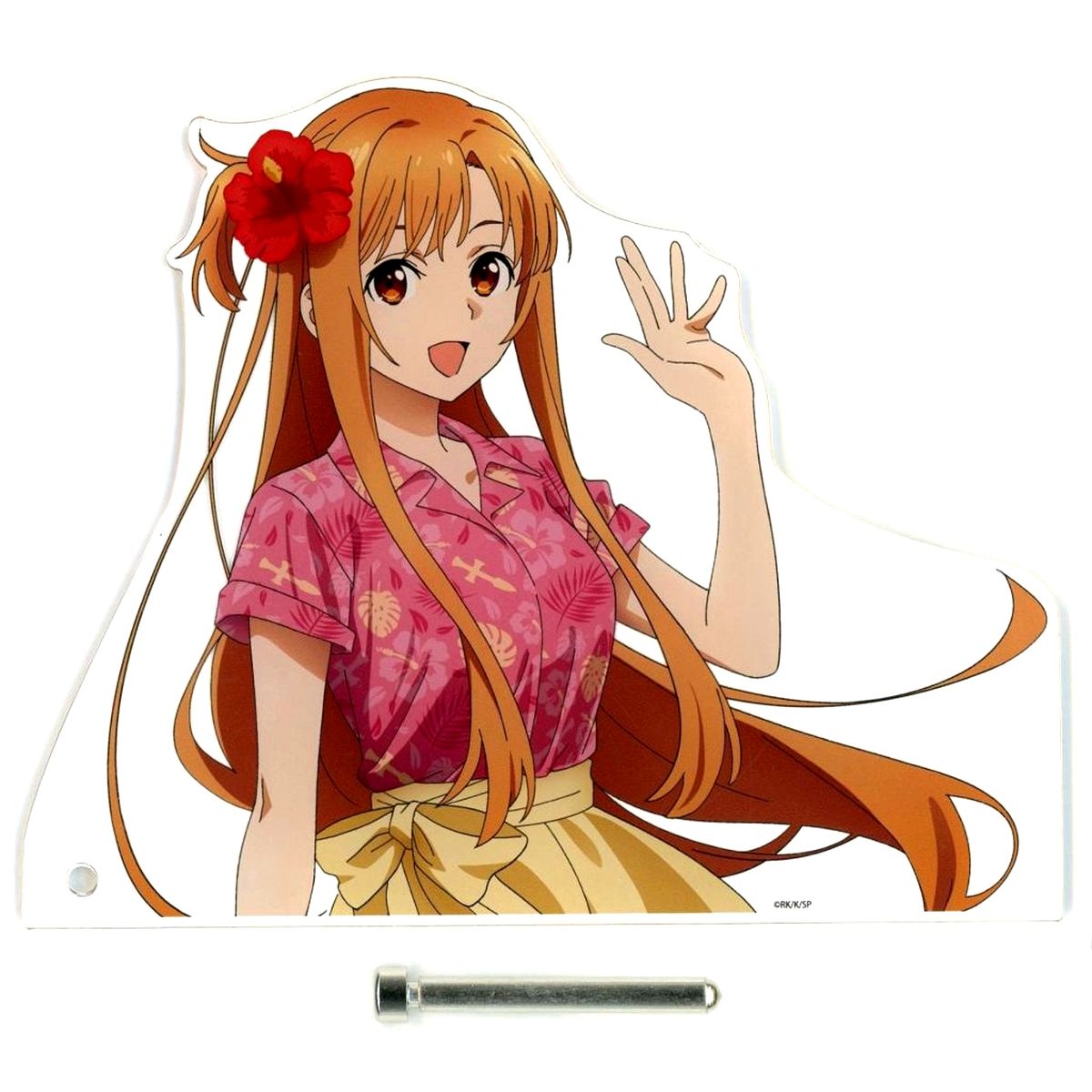 Asuna Yuuki Big Acrylic Stand Aloha Shirt Sword Art Online animega x Sofmap Advance Sales Fair [USED]